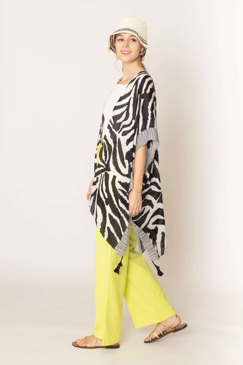 Animal Print Kimono