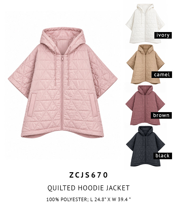 Quilted Hoodie Jacket