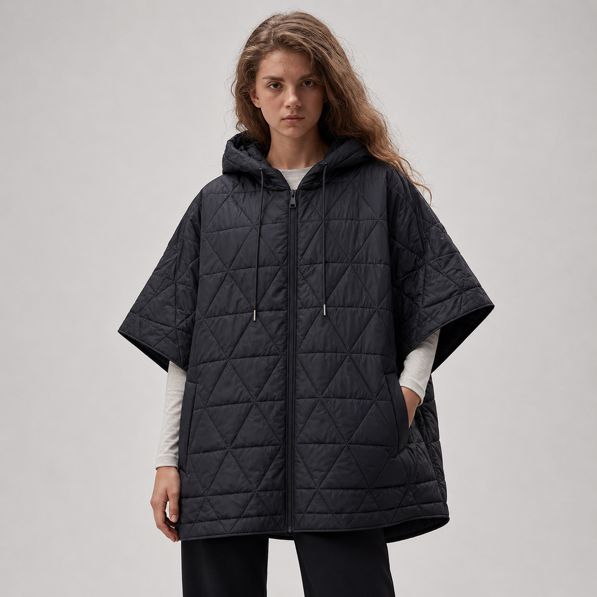 Quilted Hoodie Jacket