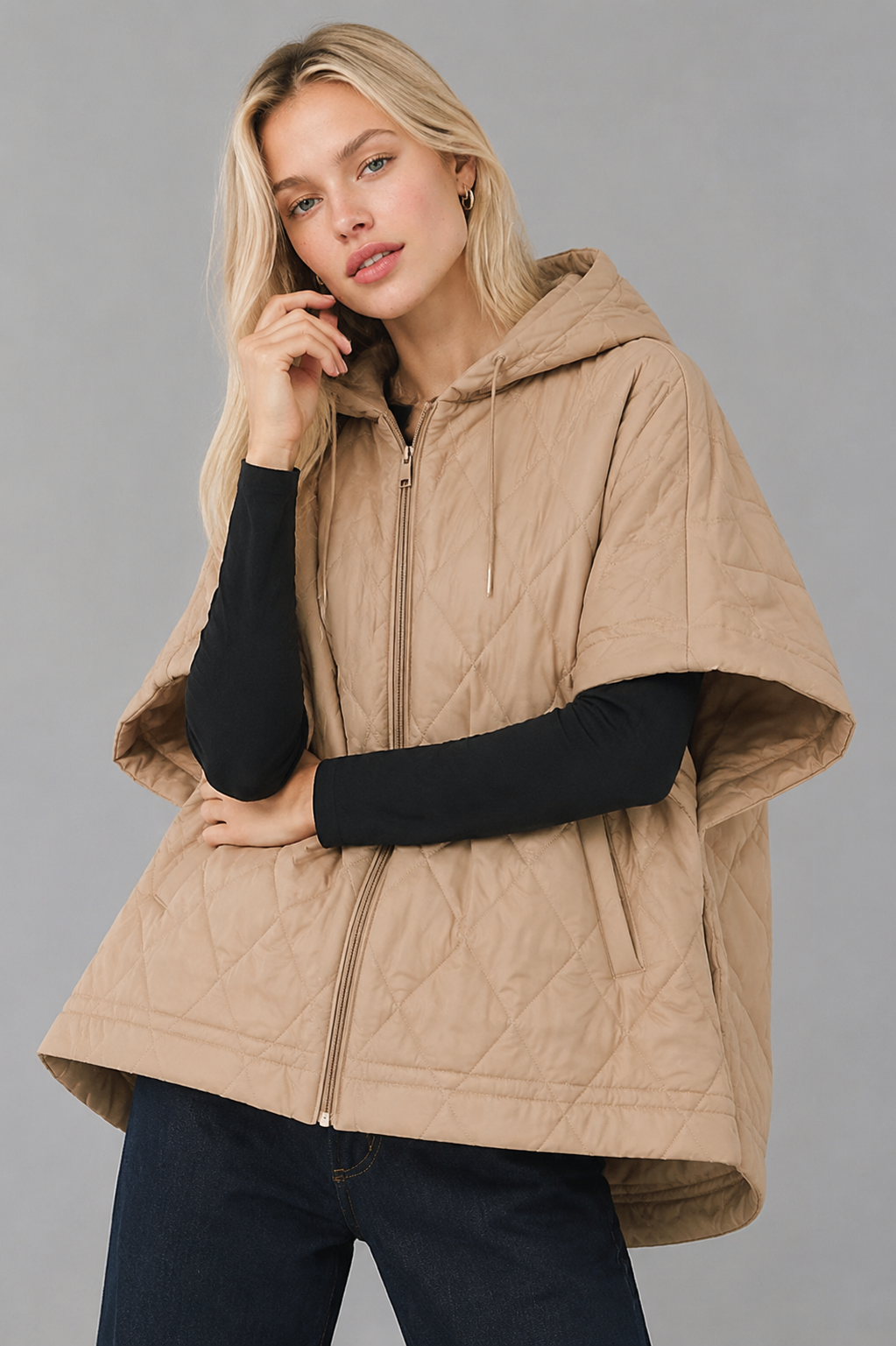 Quilted Hoodie Jacket