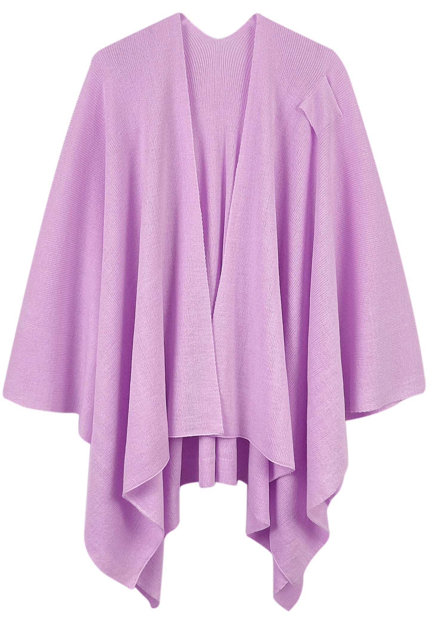 Solid Ruana With Shoulder Strap