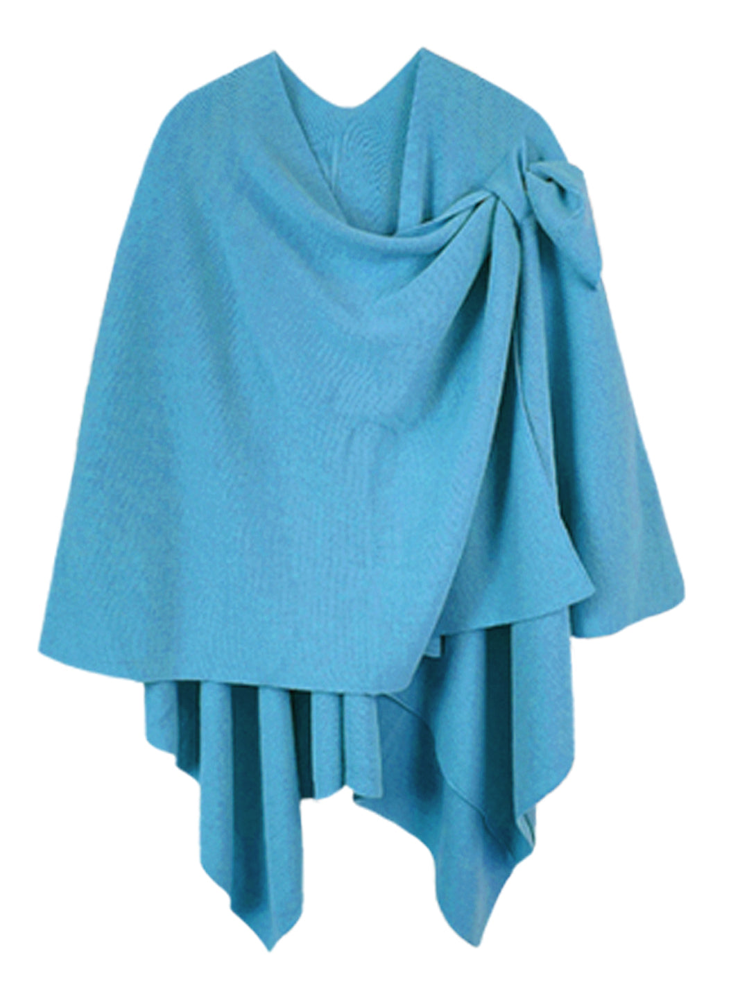 Solid Ruana With Shoulder Strap