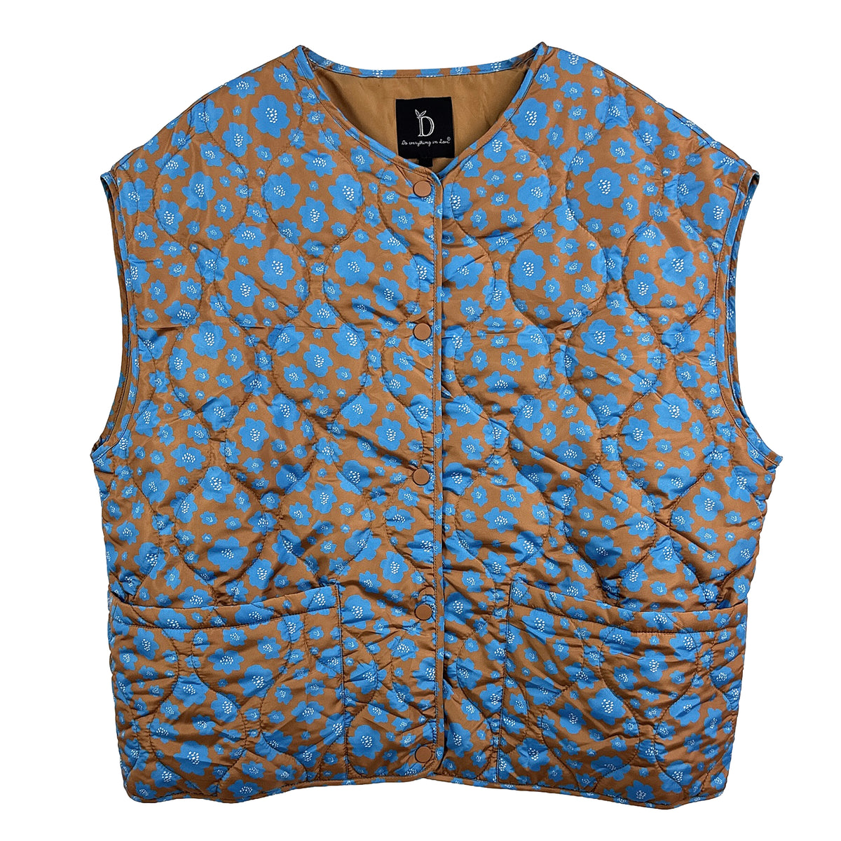Print Padded Vest