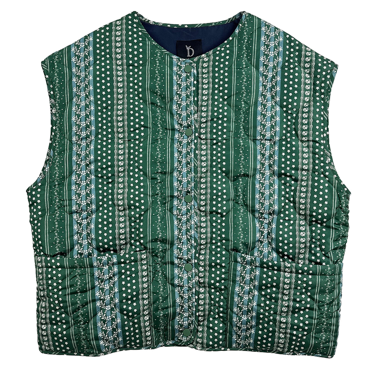 Print Padded Vest
