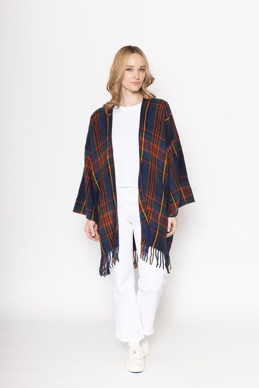 Plaid Kimono