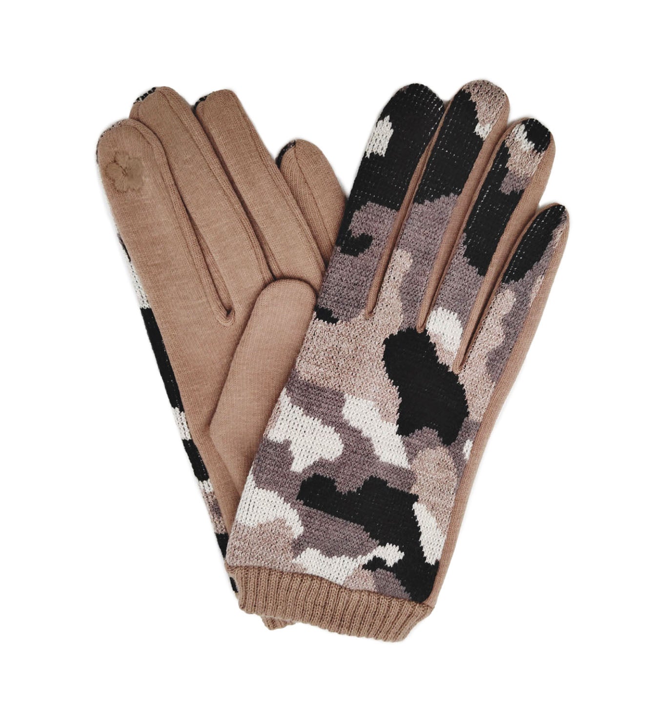 Shop for KW Fashion Camo Touch Gloves at doeverythinginloveny.com wholesale fashion accessories