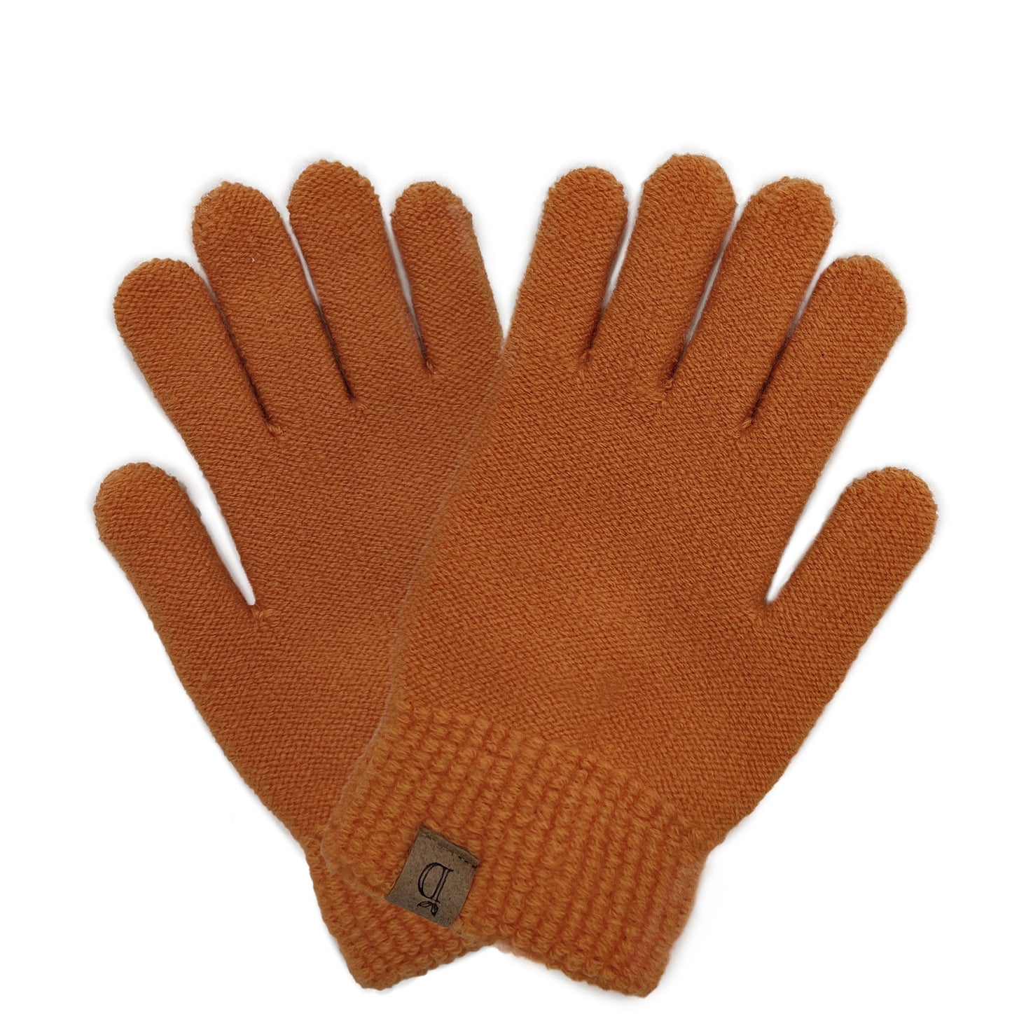 Solid Knit Touch Gloves