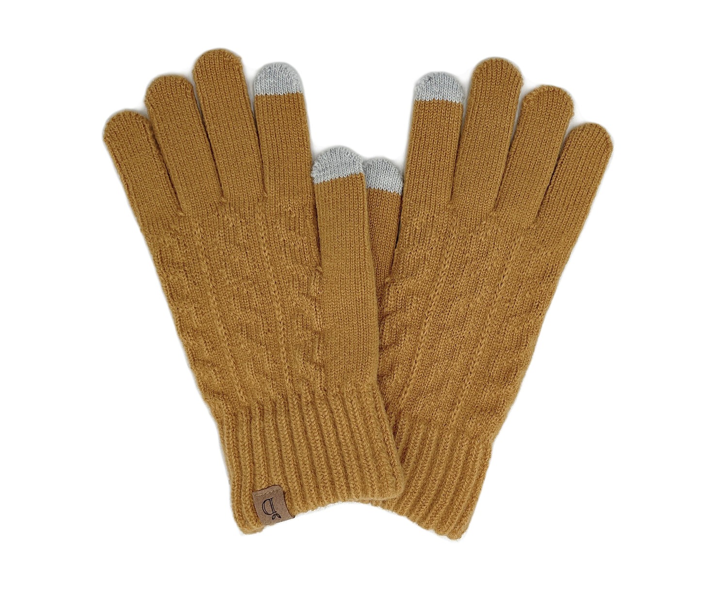 Cable Knit Touch Gloves