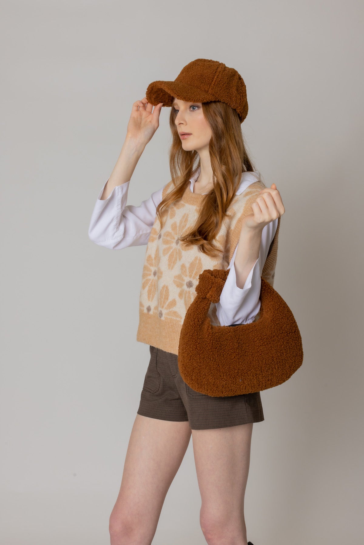 Shop for KW Fashion Solid Sherpa Bag at doeverythinginloveny.com wholesale fashion accessories