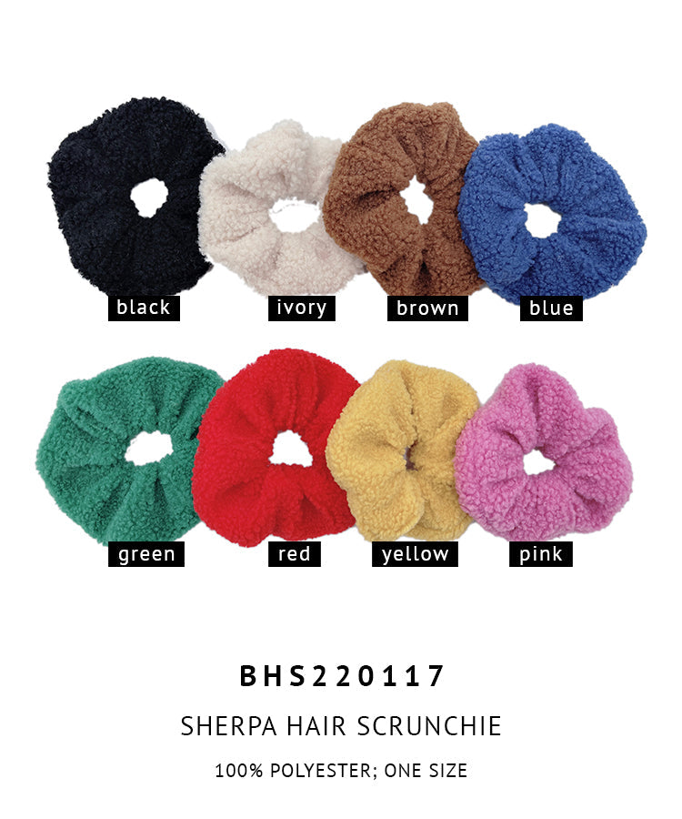 Sherpa Hair Scrunchie