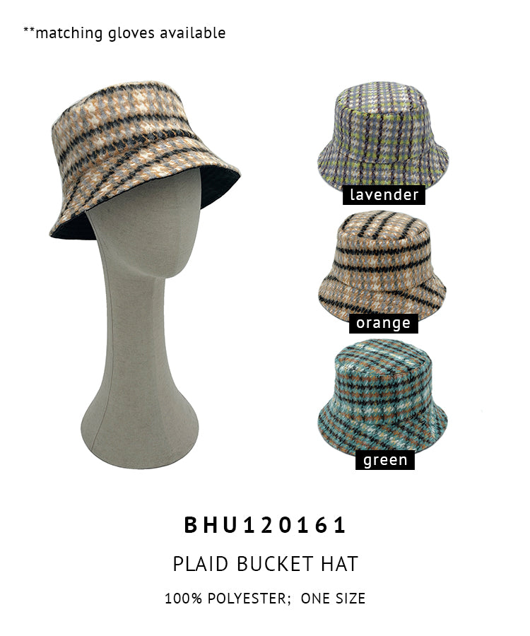 Plaid Bucket Hat