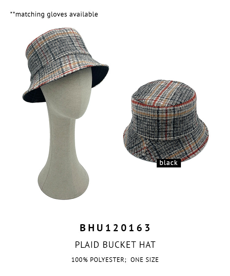 Plaid Bucket Hat