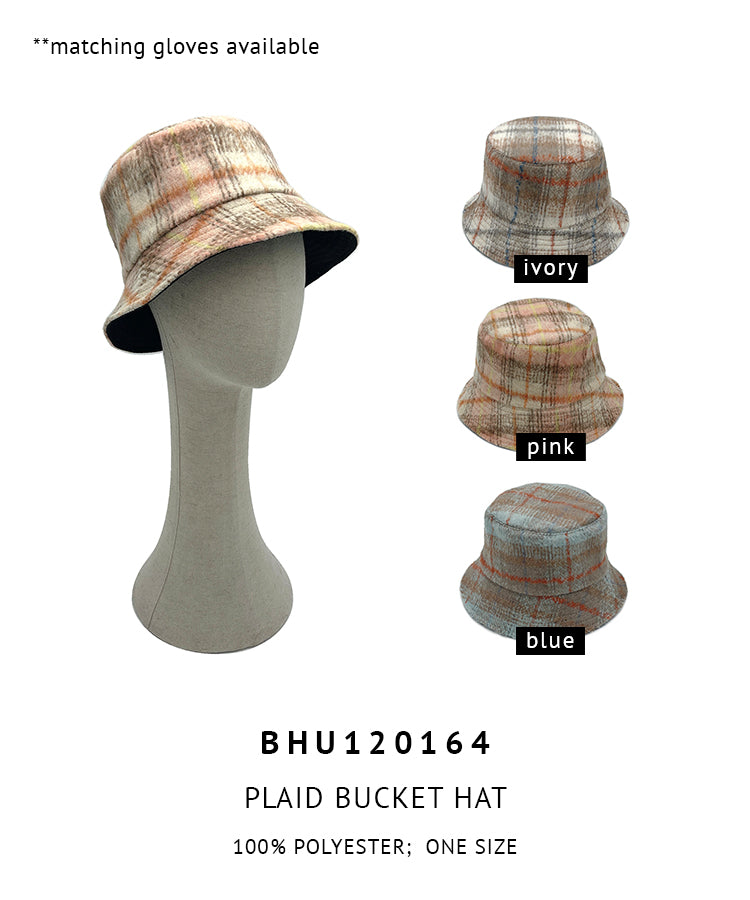 Plaid Bucket Hat