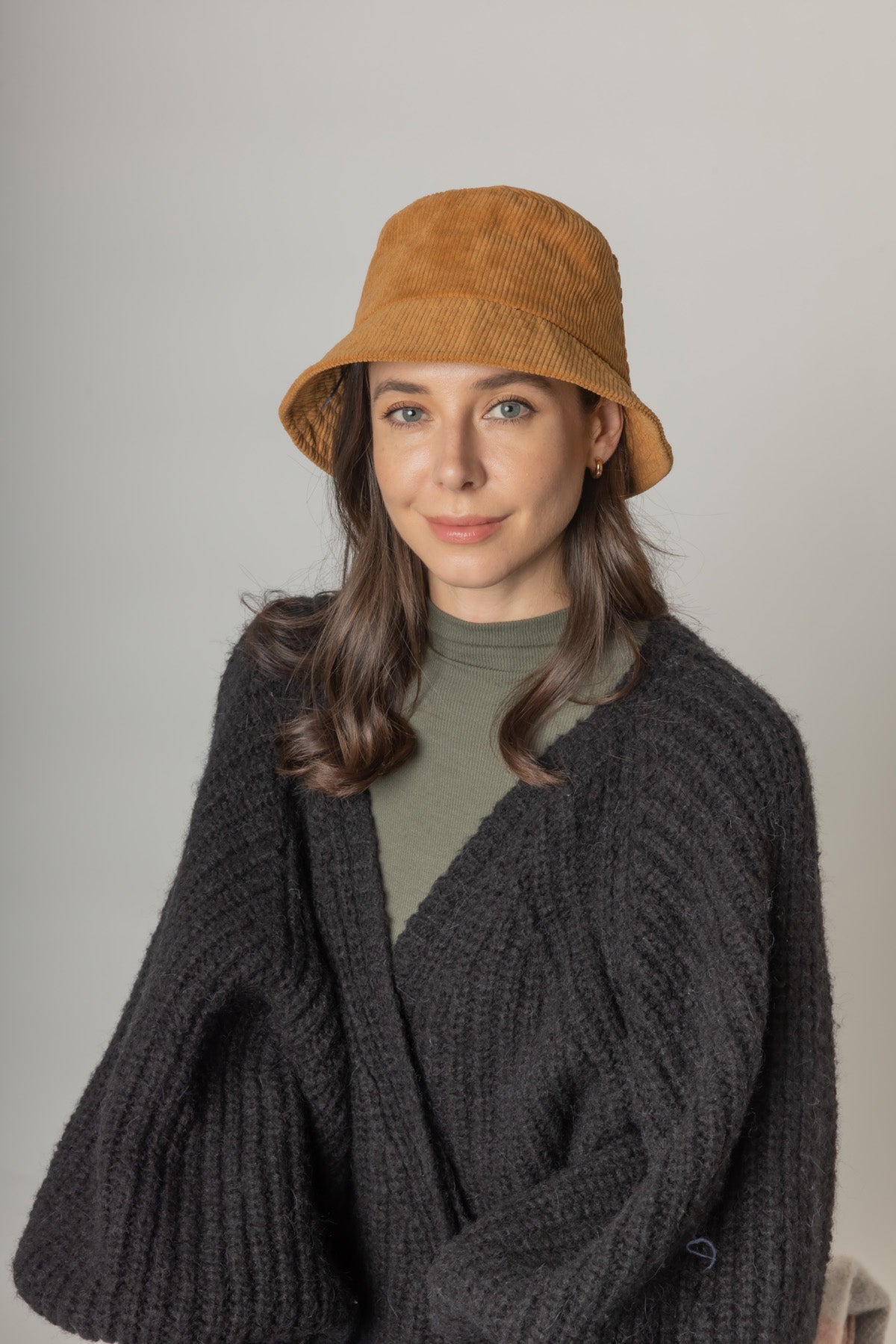 Thin Corduroy Bucket Hat