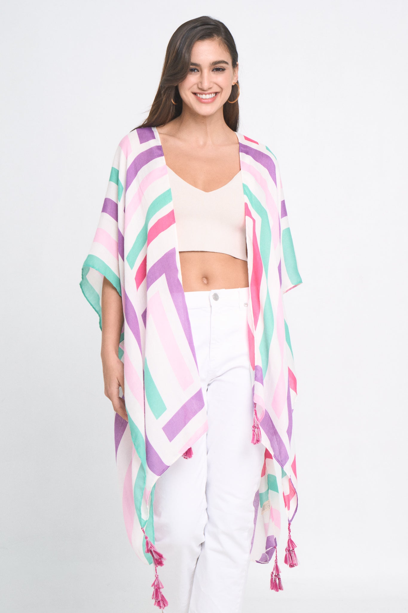 Abstract Print Kimono