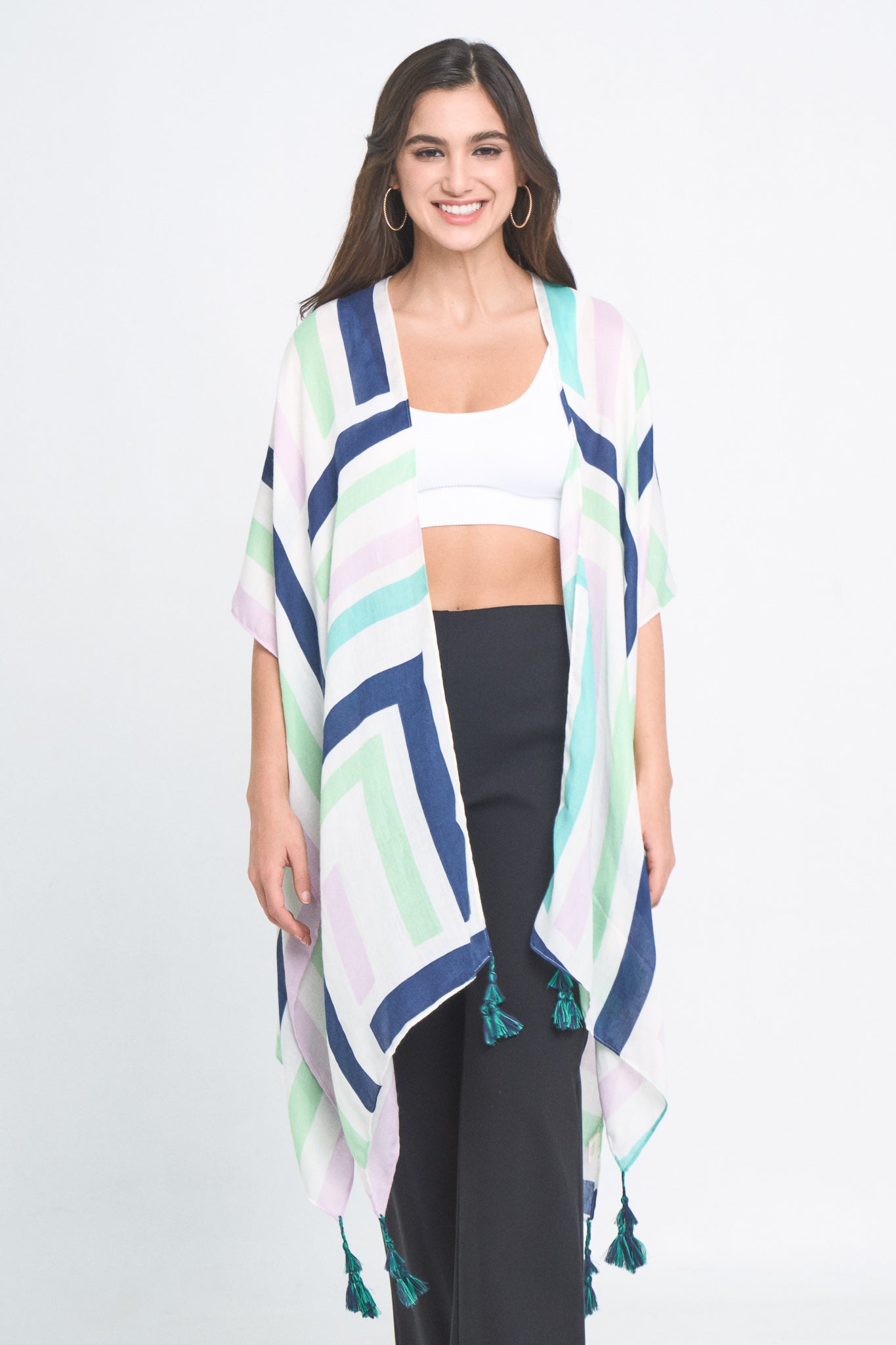 Abstract Print Kimono