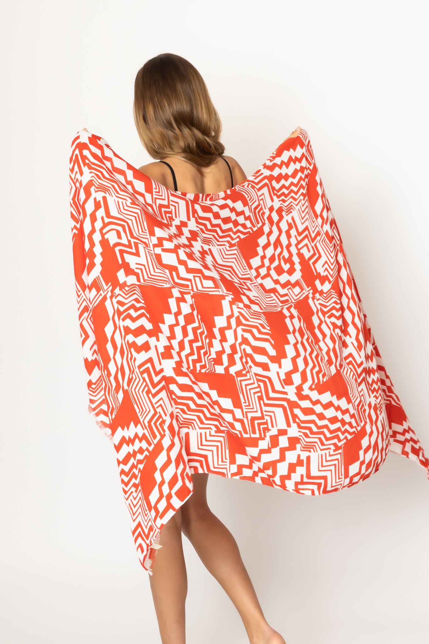 Geometric Print Scarf