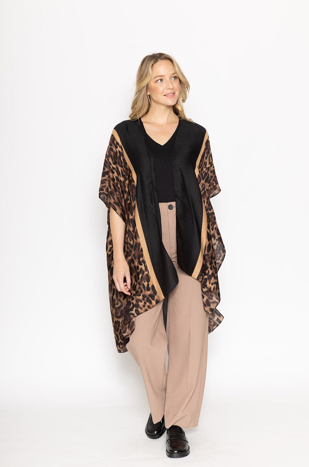 Leopard Print Kimono