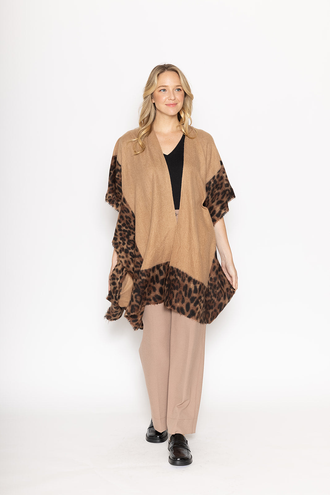 Leopard Print Kimono