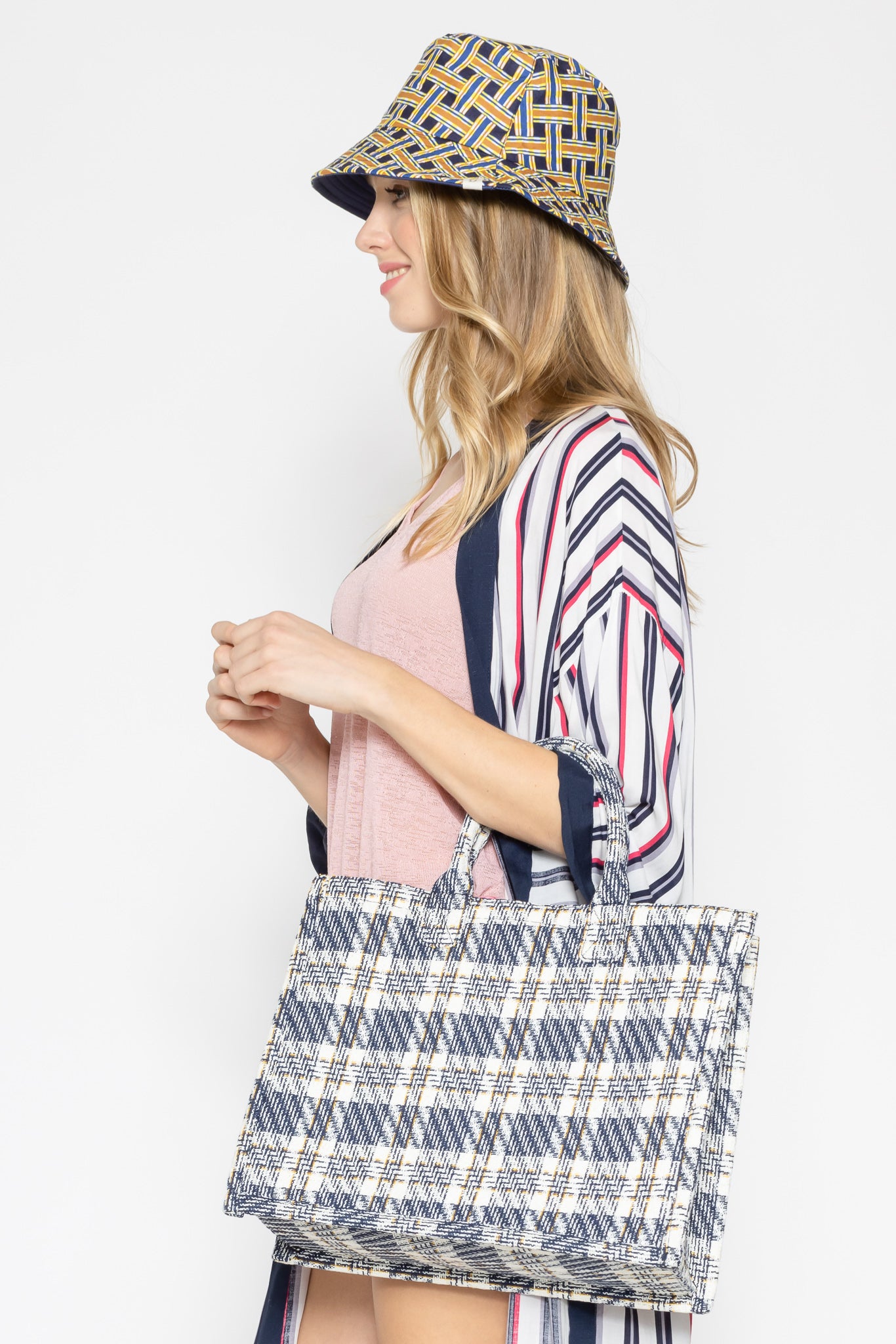 Plaid Tote Bag