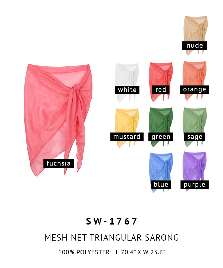 Mesh Net Triangular Sarong