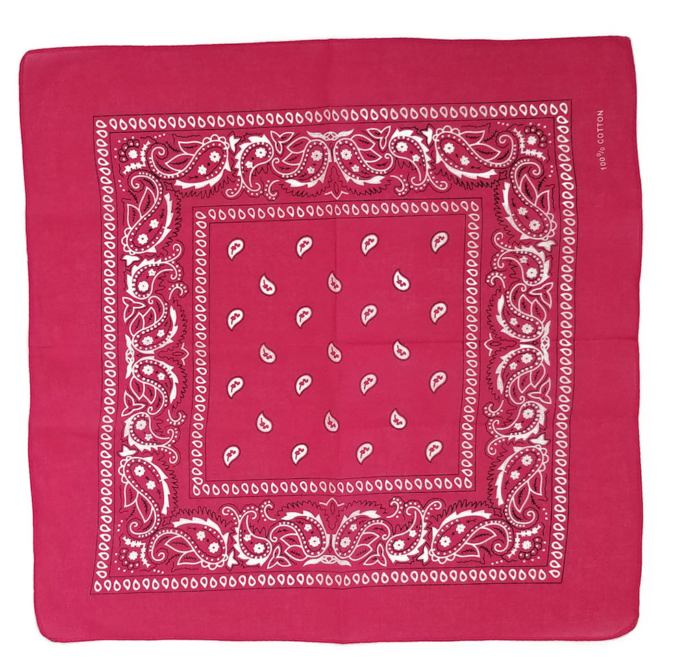 Cotton Paisley Bandana Scarf