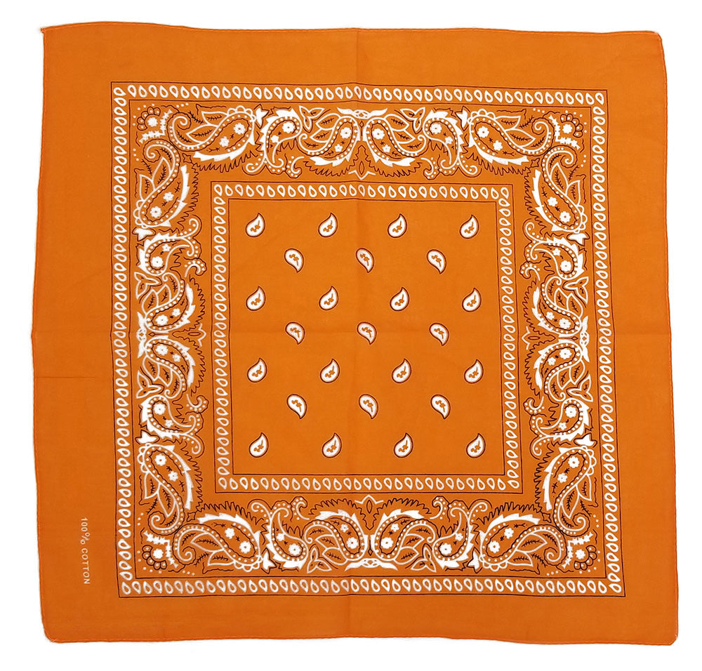 Cotton Paisley Bandana Scarf