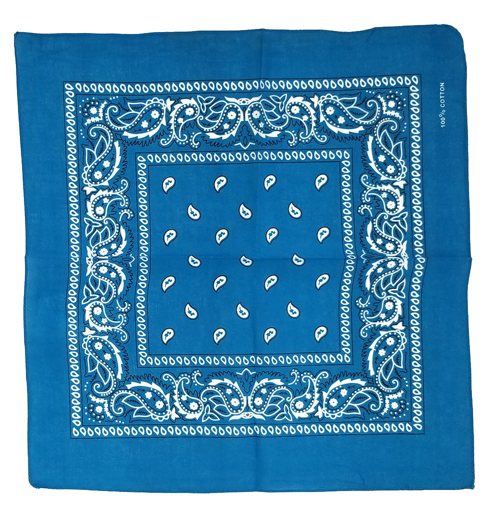 Cotton Paisley Bandana Scarf