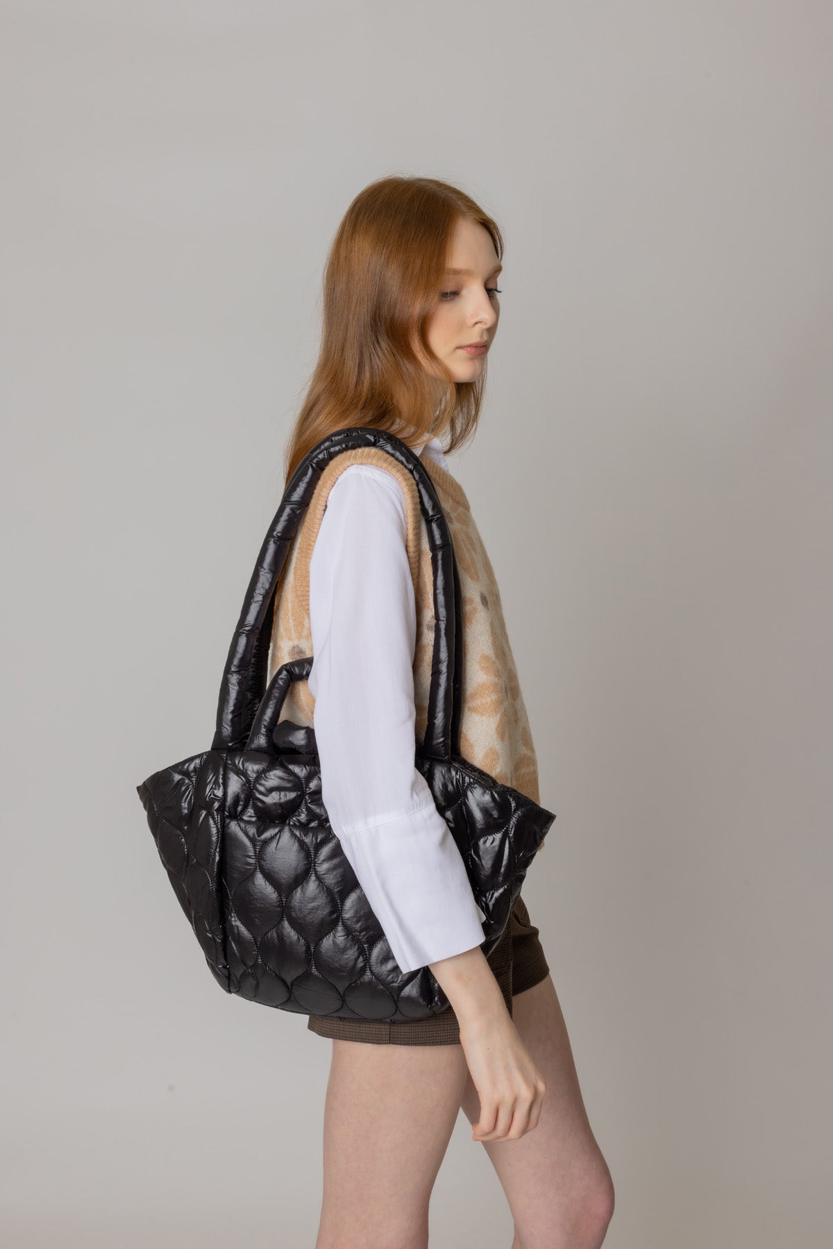 Shop for KW Fashion Wave Padded Shoulder Bag at doeverythinginloveny.com wholesale fashion accessories