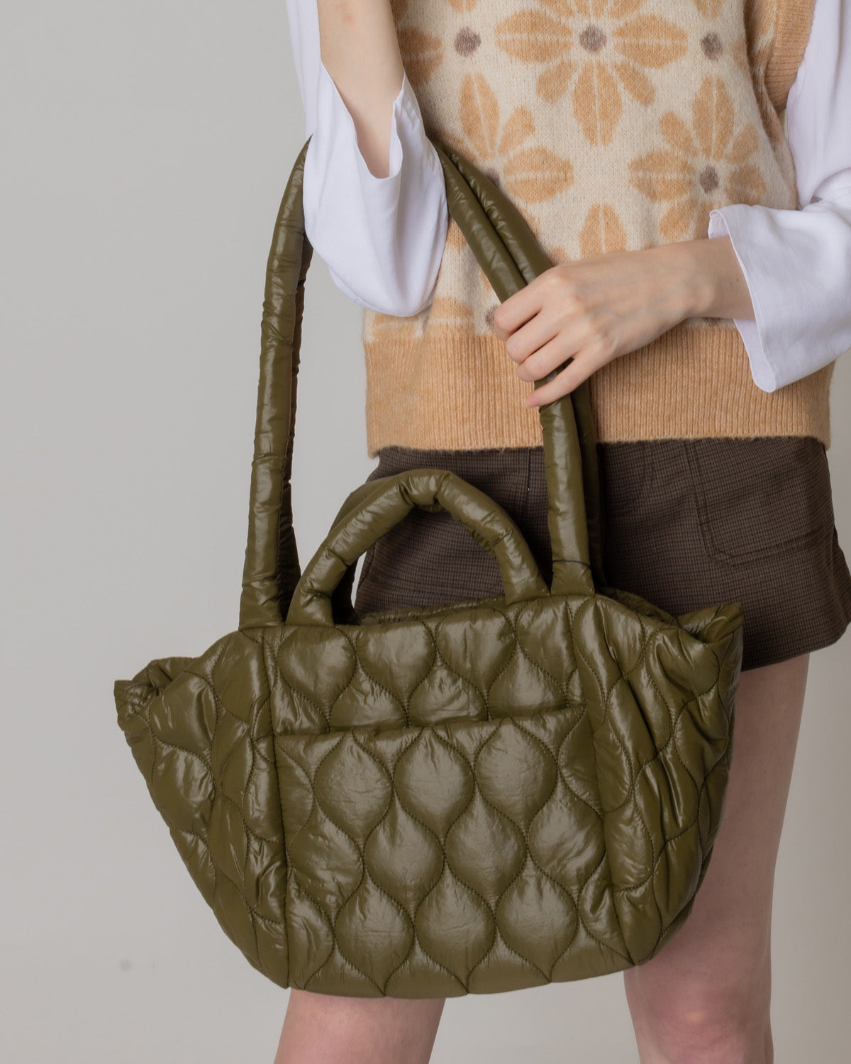 Shop for KW Fashion Wave Padded Shoulder Bag at doeverythinginloveny.com wholesale fashion accessories