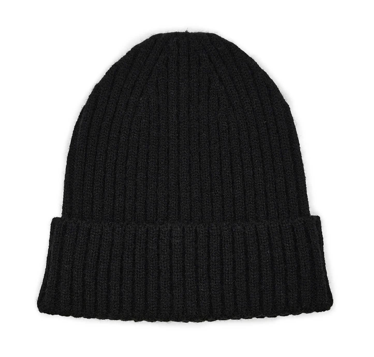 Solid Ribbed Cuff Beanie