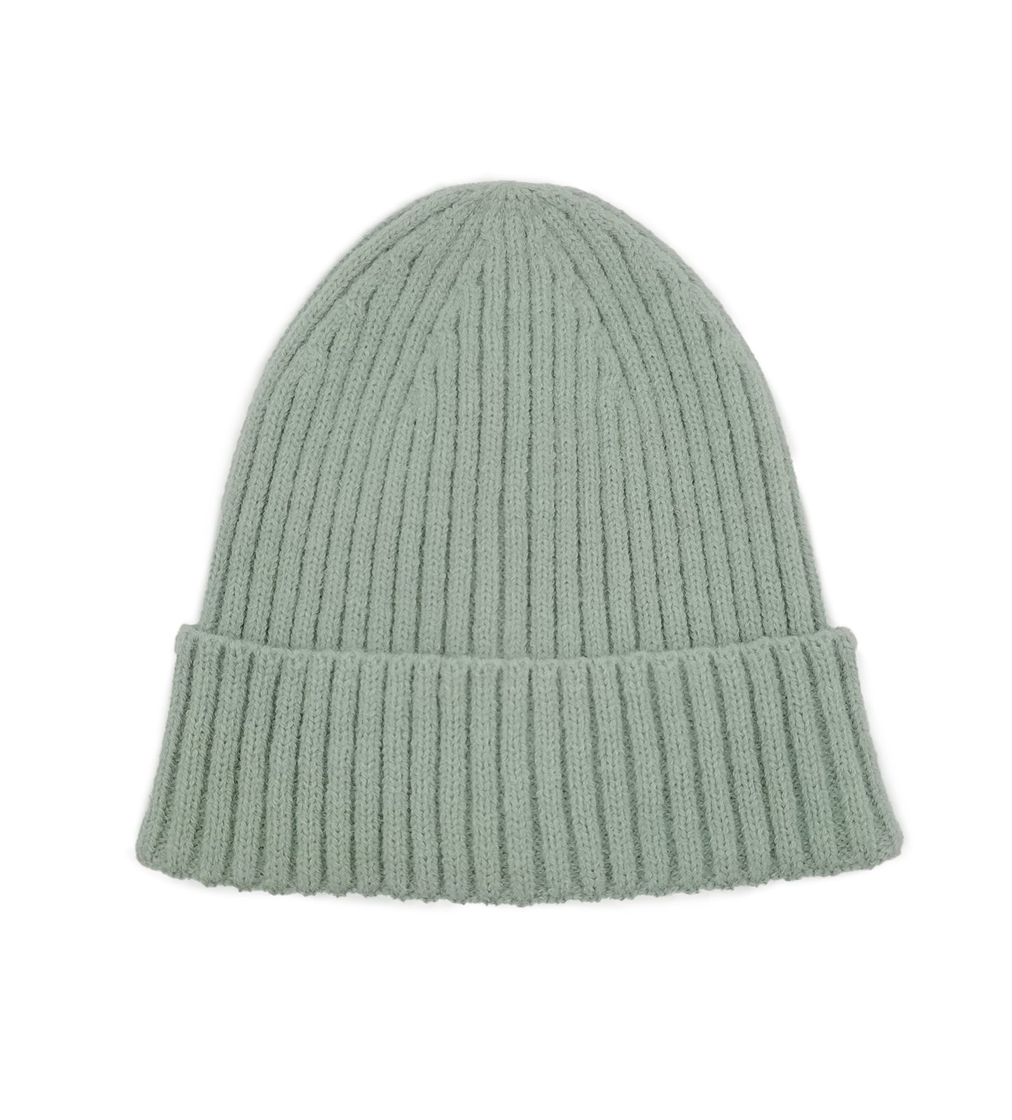 Solid Ribbed Cuff Beanie