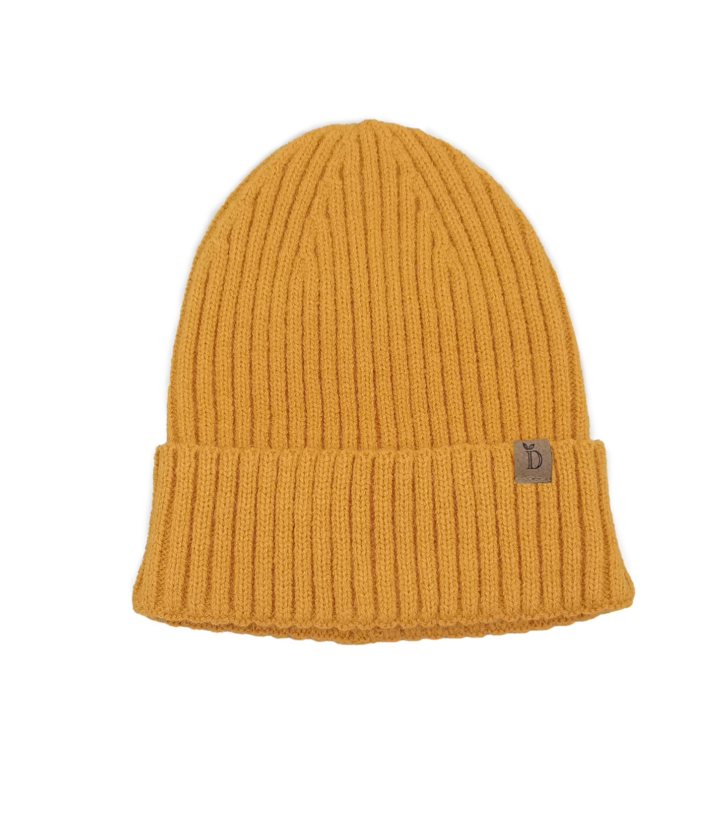 Solid Ribbed Cuff Beanie