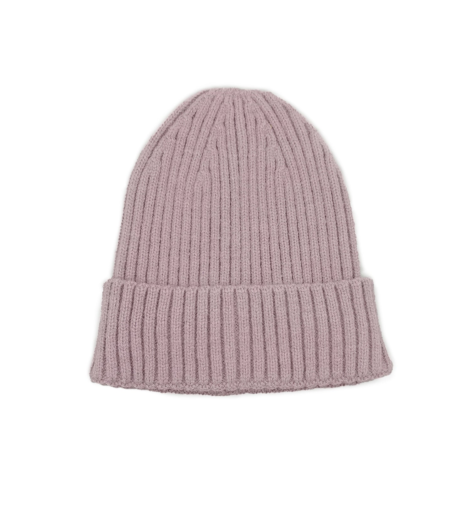 Solid Ribbed Cuff Beanie