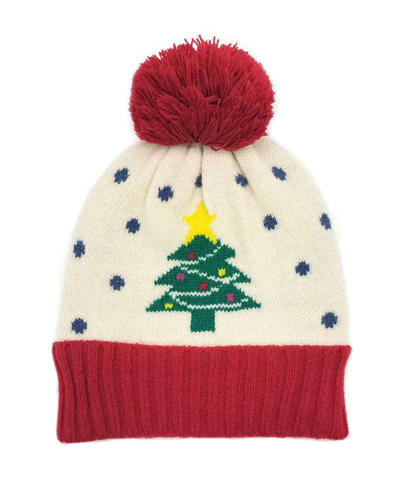 Holiday Pom Beanie