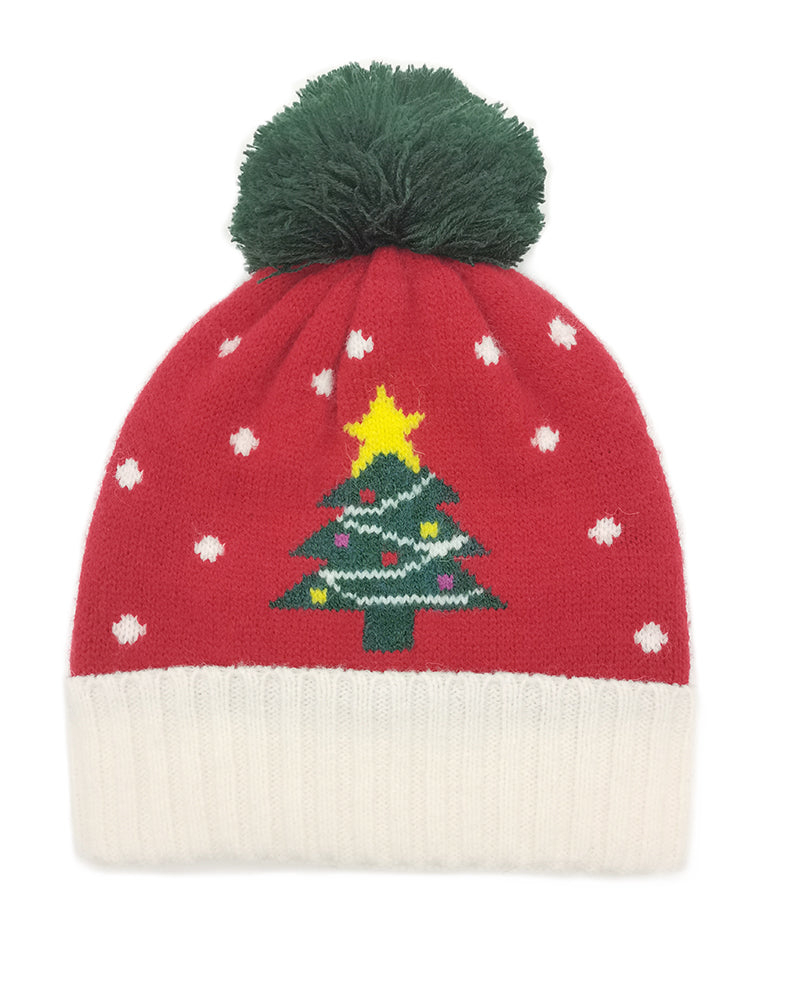 Holiday Pom Beanie