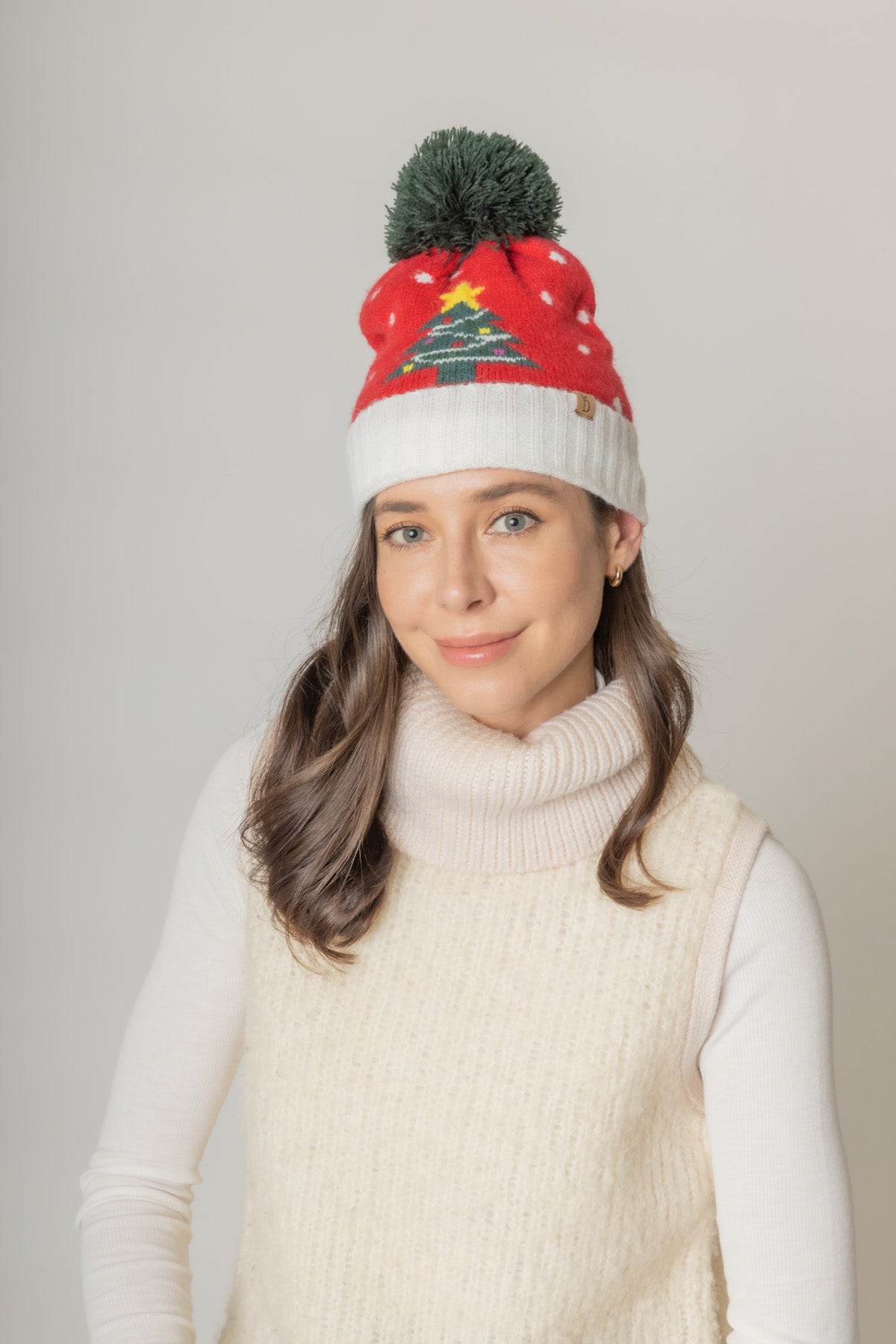 Holiday Pom Beanie