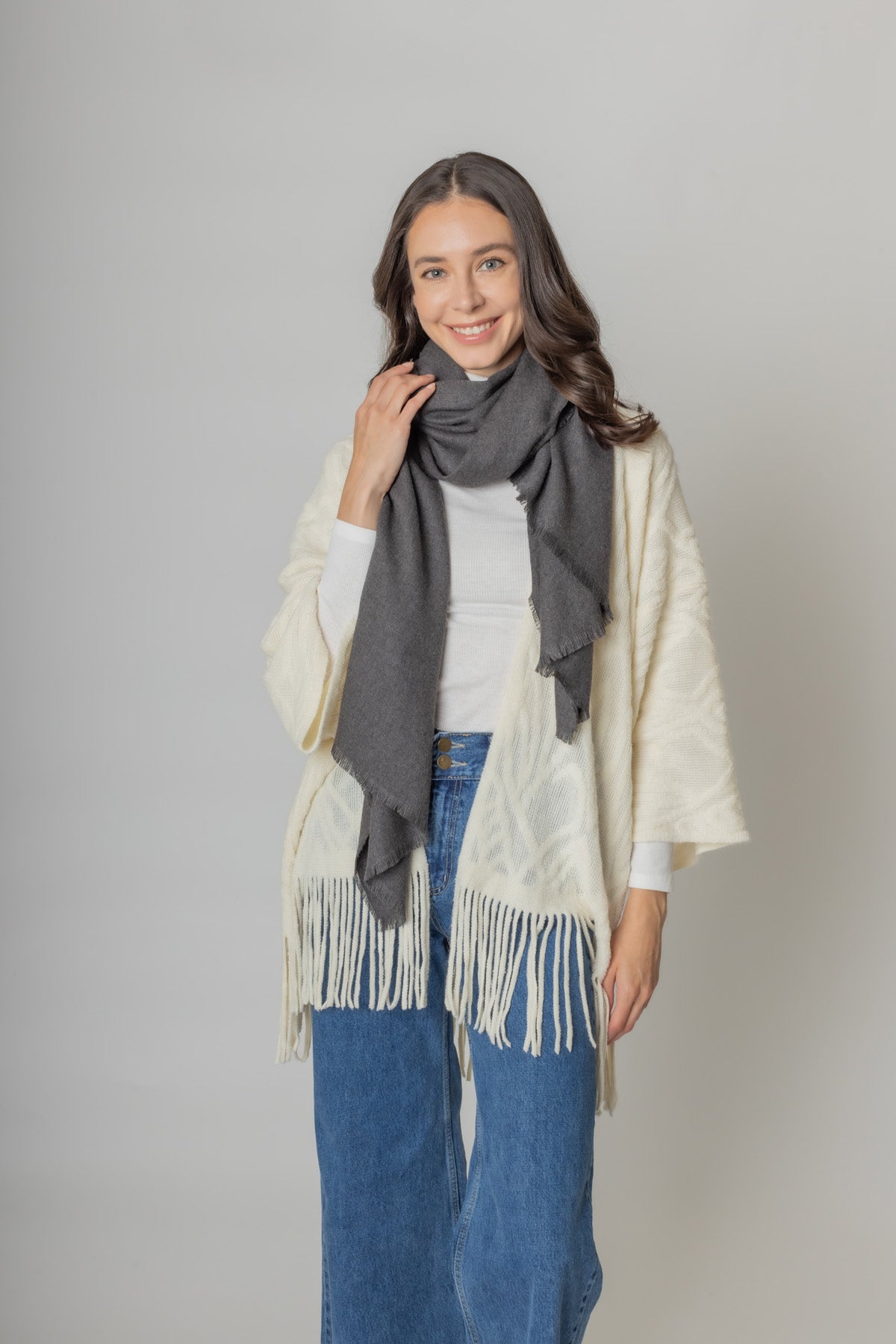 Solid Oblong Scarf