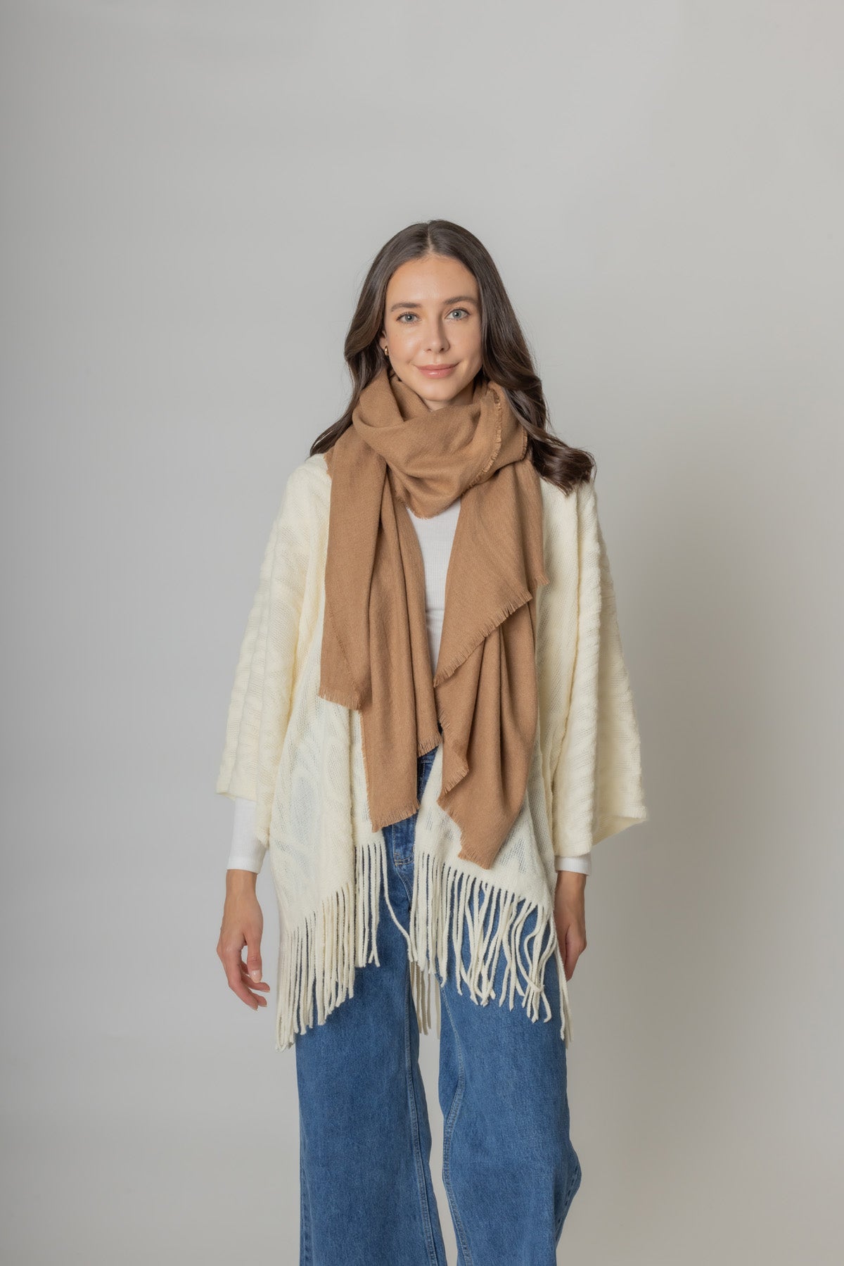 Solid Oblong Scarf