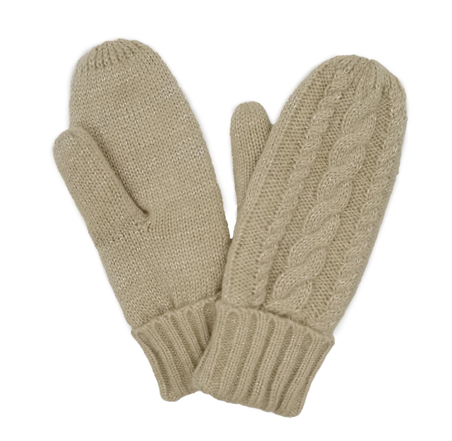 Shop for KW Fashion Cable Knit Mittens With Sherpa Lining  at doeverythinginloveny.com wholesale fashion accessories