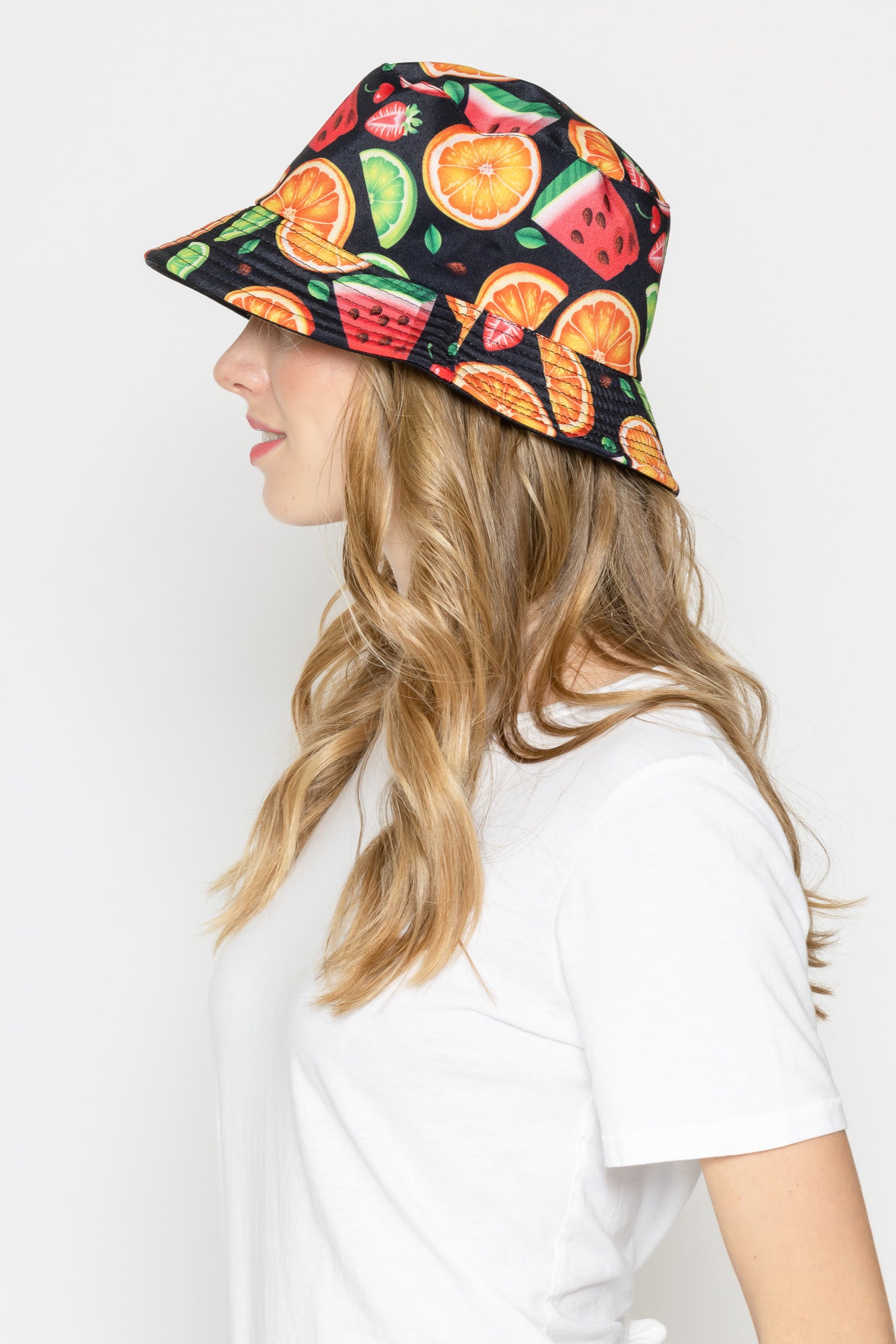 Reversible Mixed Fruit Bucket Hat