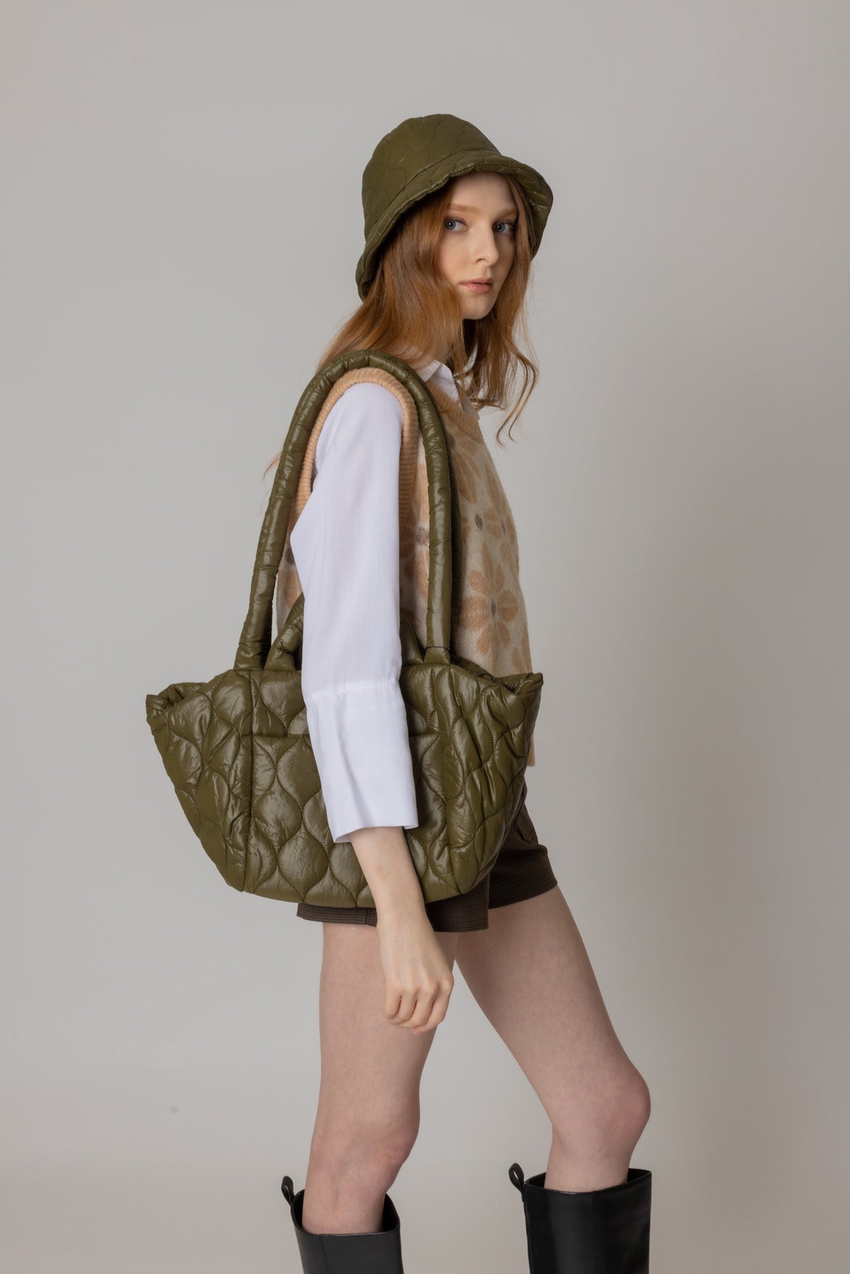 Shop for KW Fashion Wave Padded Shoulder Bag at doeverythinginloveny.com wholesale fashion accessories