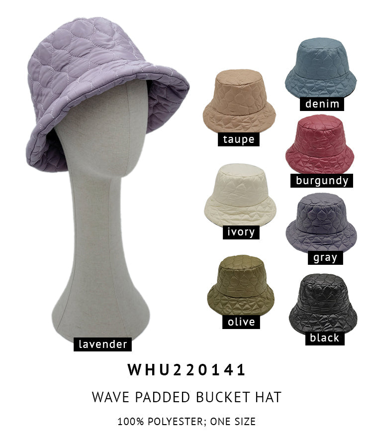 Wave Padded Bucket Hat