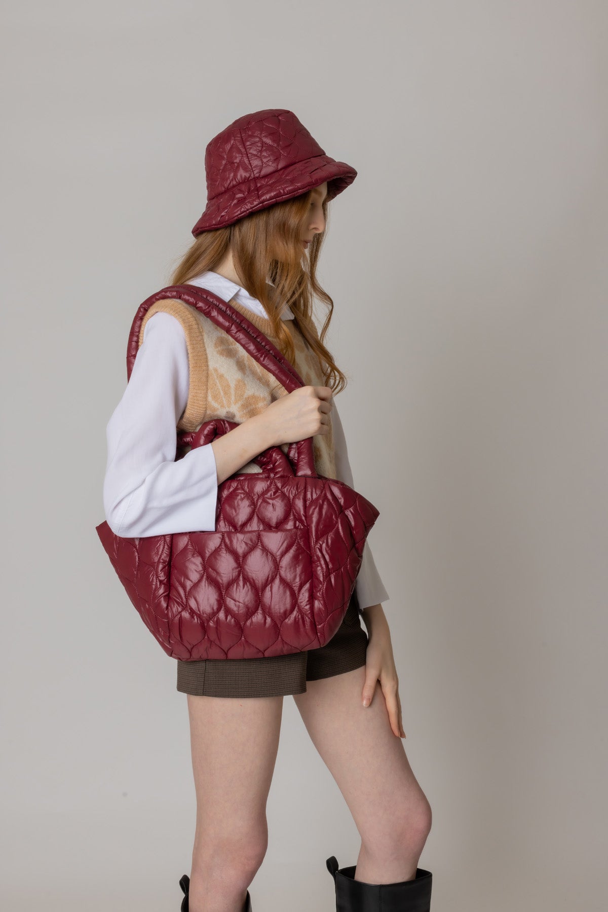 Shop for KW Fashion Wave Padded Shoulder Bag at doeverythinginloveny.com wholesale fashion accessories