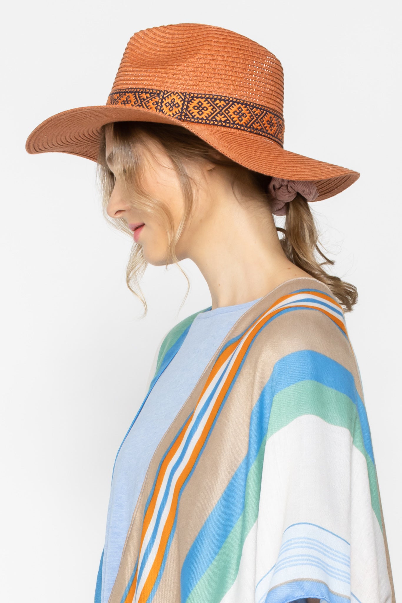 Aztec Band Panama Hat