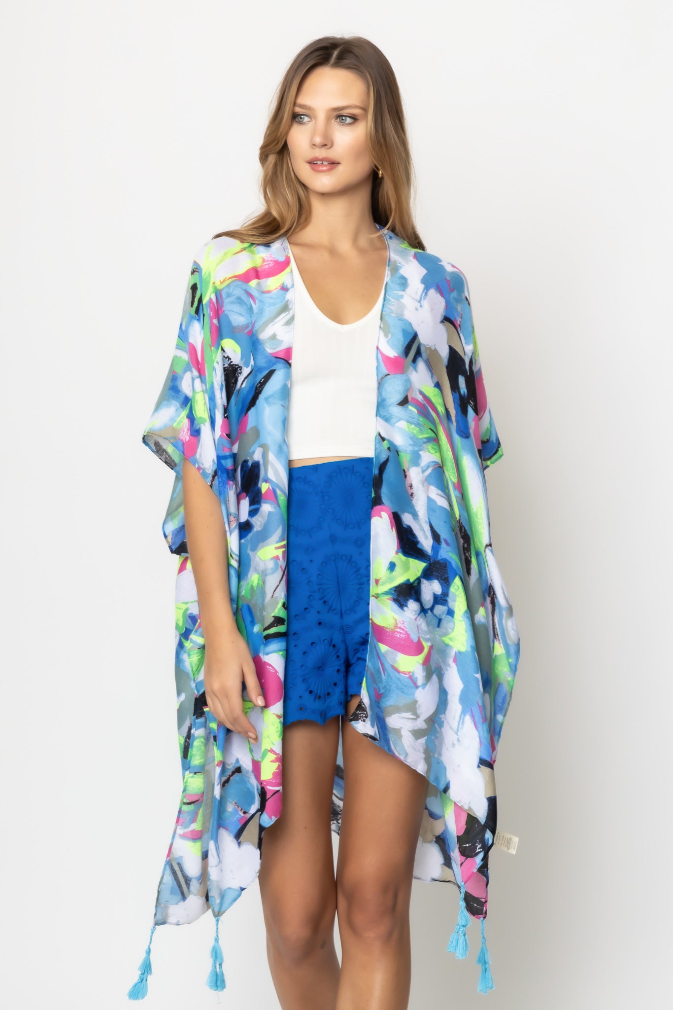 Abstract Print Kimono