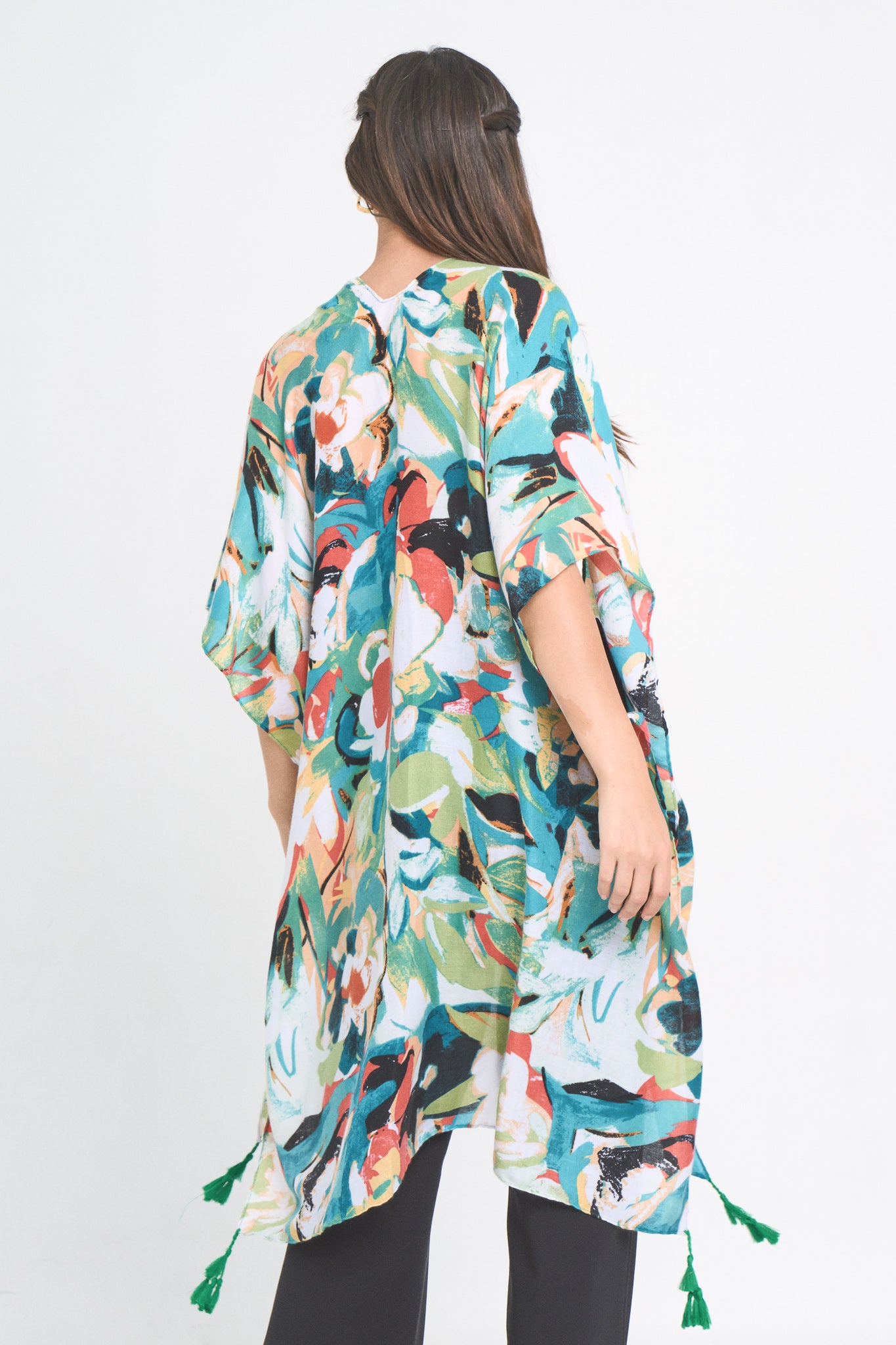 Abstract Print Kimono