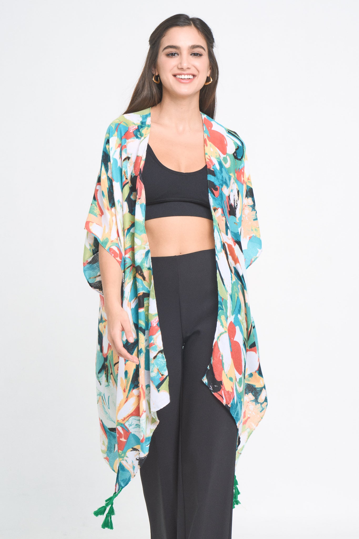 Abstract Print Kimono