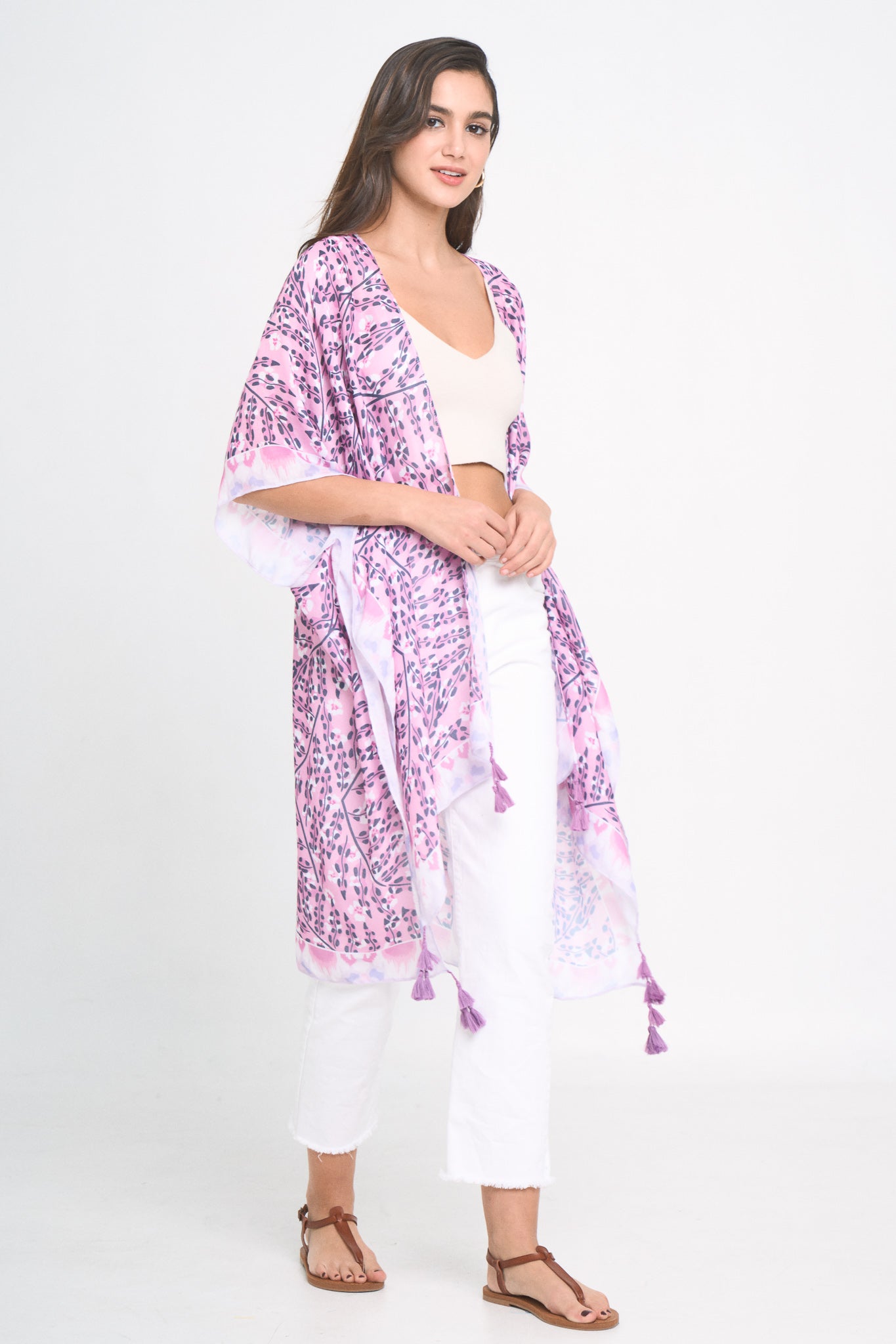 Abstract Print Kimono