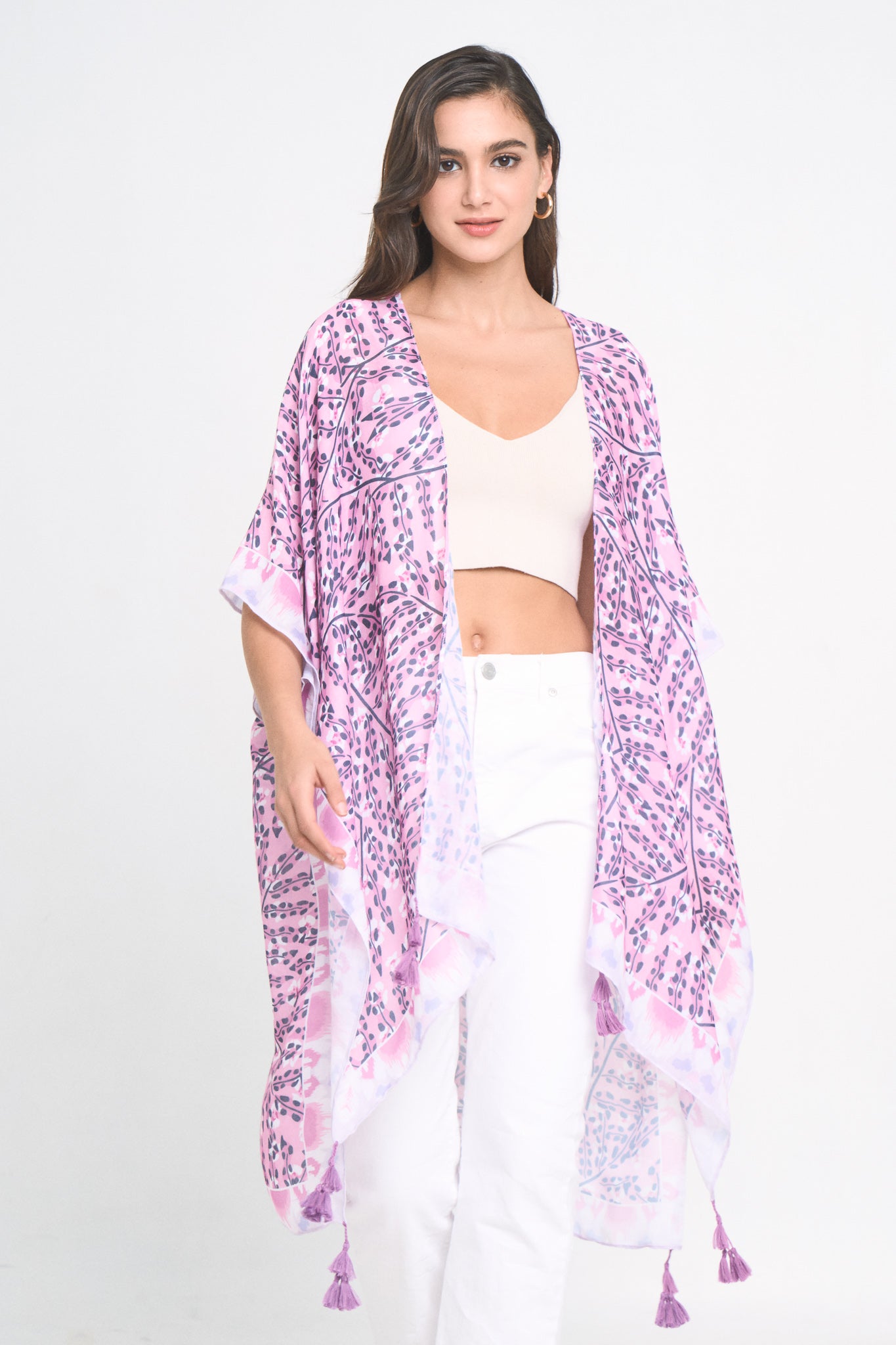 Abstract Print Kimono